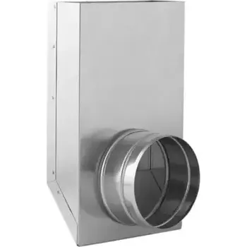 Příslušenství pro vzduchotechniku Karl - Přechodka - kanál/ohebné potrubí 200 x 90 mm, průměr 125 mm