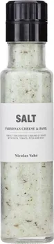 Kuchyňská sůl Nicolas Vahé Sůl s parmezánem a bazalkou 320 g