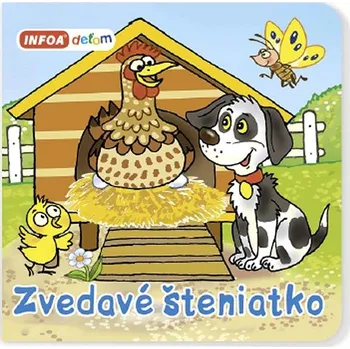 Hračka pro nejmenší Zvedavé šteniatko Kniha