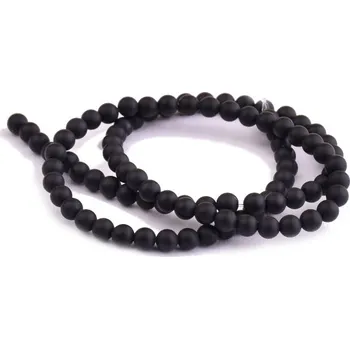 Drahý kámen Onyx matný 4mm