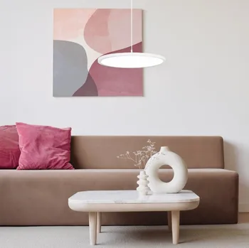 TRIO Lighting TRIO 340910131 Tray, moderní závěsné svítidlo v bílé matné barvě