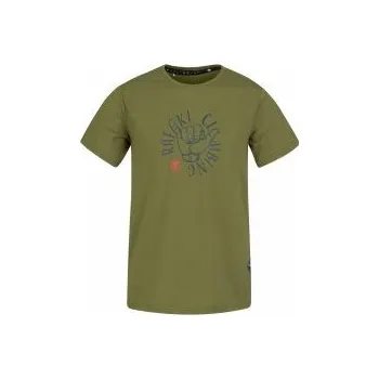 Pánské oblečení RAFIKI GRAB avocado L; Zelená triko