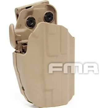 Opaskové plastové pouzdro GLS5 pro Glock/MP9 a CZ P-07/09/10 - pouštní, FMA