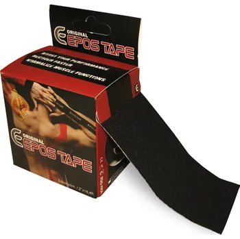 Tejpovací páska KinezioEpostape bavlna 5 cm x 5 m - černá