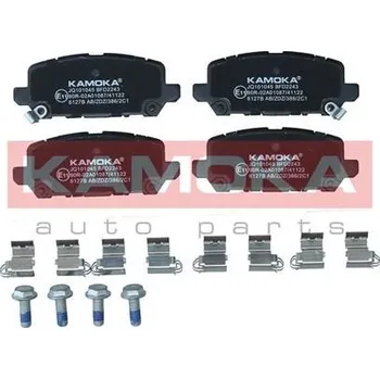 Brzdová destička Sada brzdových destiček, kotoučová brzda KAMOKA JQ101045