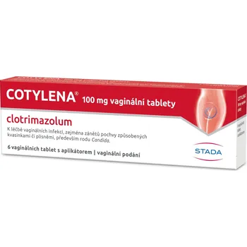 Lék na ženské potíže Stada Arzneimittel Cotylena 100 mg 6 vag. tbl.