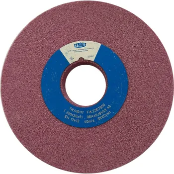 Brusný kotouč Tyrolit T419117 | Brusný kotouč plochý 200x20x51 mm, 98A40J9V40 (Z40)