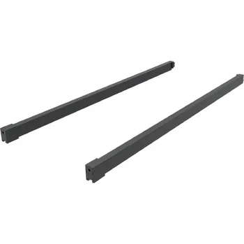 Nábytkové kování Cemux Podelný reling pro zásuvku H BOX antracitový Jmenovitá délka [mm]: 500