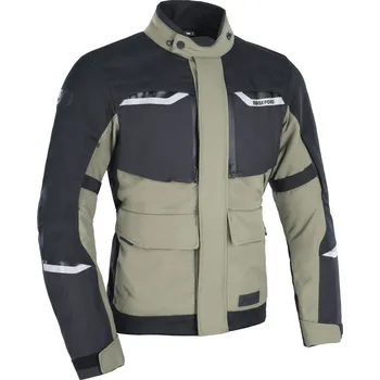 Moto bunda Bunda MONDIAL 2.0 DRY2DRY™, OXFORD ADVANCED (černá/tmavě zelená) (Velikost: S)