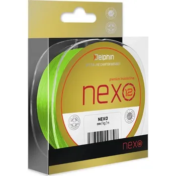 Delphin NEXO 12 / fluo zelená 0,16mm 24,2lbs 1300m