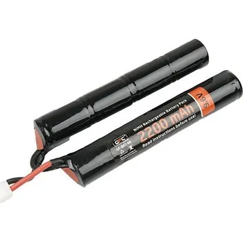 Baterie pro airsoftovou zbraň Akumulátor GFC 9,6V 2200mAh - PEQ2