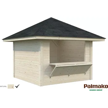 Zahradní domek Zahradní domek Palmako BIANCA 8,3 m2 SET 104 (Rozměr: 300x300 cm, tl.120x120 mm)