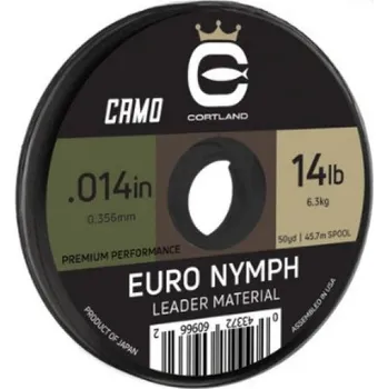Návazcový materiál Cortland Euro Nymph Leader Material 45,7 m; 2,7 kg; 0,203 mm