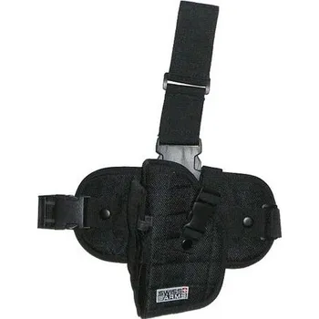 Taktické pouzdro včetně panelu pro leváky - černé, Swiss Arms
