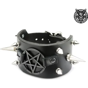 Náramek náramek Spiked pentagram