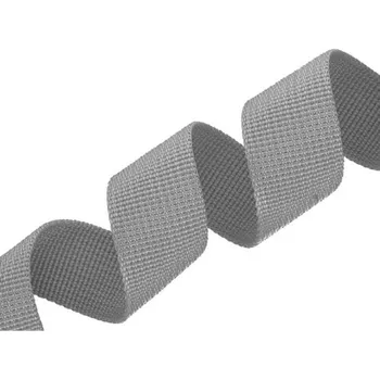 Popruh polyesterový 30mm šedá, galanterie, metráž