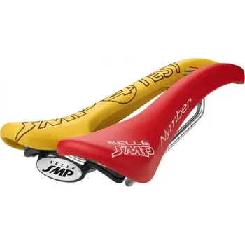 Komponent pro jízdní kolo SMP NYMBER YELLOW/RED# (TESTOVACÍ) (testovací sedlo SMP SADDLES 4BIKE TEST NYMBER YELLOW/RED#)