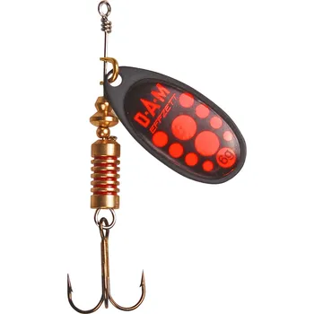Umělá nástraha Dam Effzett Rotačka Standard Spinner 12g Black Red