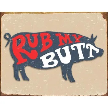 Plechová cedule Plechová cedule Pork Butt