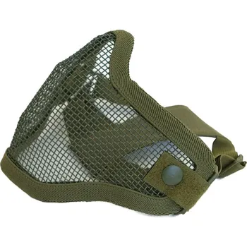 Face protector mřížkový, zelený, ASG
