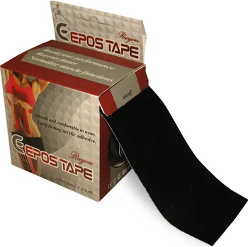 Tejpovací páska KinezioEpostape hedvábí 5 cm x 5 m - černá
