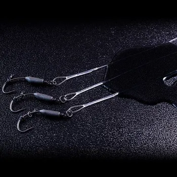 Rybářský háček Gardner Návazec Ronnie Boom Rig 3 ks/bal. bez protihrotu|vel. č.6