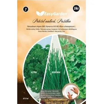 Semeno Semínka EasyGarden Disk výsevný Petržel naťová ASTRA+FEST, Pažitka - 3 ks