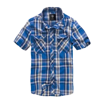 Pánská košile Košile Brandit Roadstar Sleeve, modrá - XL