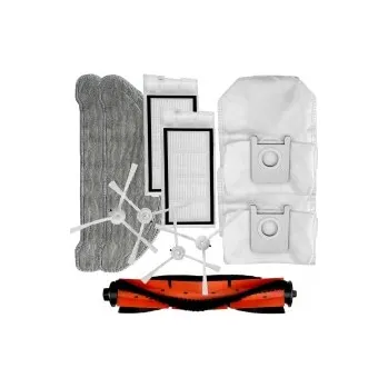 Sada příslušenství pro robotický vysavač HEPA filtry, kartáče pro vysavač XIAOMI Roidmi EVE Plus (SDJ01RM) sada mopů a sáčky 11ks