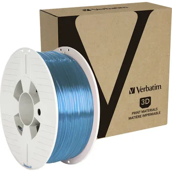 Příslušenství k 3D tiskárně Verbatim 55056 55056 vlákno pro 3D tiskárny PETG plast 1.75 mm 1 kg modrá (transparentní) 1 ks