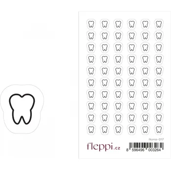 samolepka Fleppi Samolepky ikonky – Zub