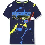 CHLAPECKÉ TRIČKO S KRÁTKÝM RUKÁVEM FV0271 NOVINKA Barva: Tmavě modrá, Velikost: 146