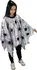 Karnevalový kostým Rappa Dětský plášť pavouk s kapucí bílý/černý 104-150 cm