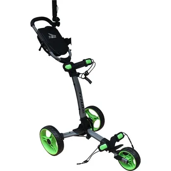 Golfový vozík Axglo Trilite manuální vozík, šedo/zelený