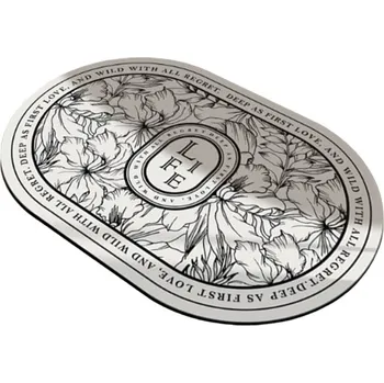 Koupelnová předložka Flamenco Mystique Vintage Koupelnová Rohožka s Květinovým Vzorem, 60x90 cm, Materiál: Polyester