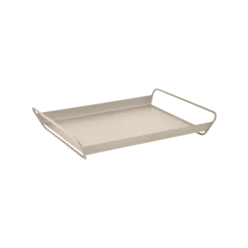 Zahradní stůl Kovový podnos Fermob ALTO 53x38,5cm Nutmeg