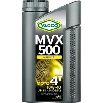Motorový olej Motorový olej YACCO MVX 500 4T 10W-40, 1L