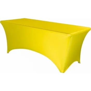 Napínací potah Elastický potah LITEna stůl 183 x 76 cm (190 g/m2) Barva: žlutá