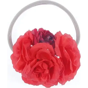 Ozdoba do vlasů Elastická čelenka do vlasů | ozdoba do vlasů s květinami - 31