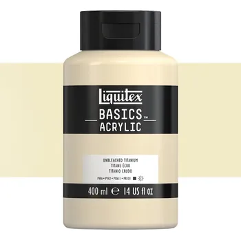 Vodová barva Akrylová barva Liquitex Basics - Unbleached Titanium Balení: 400 ml