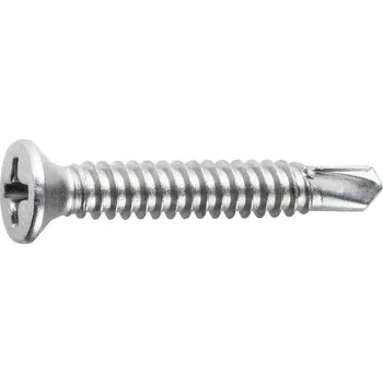 Vrut SCH SFS-SP3 závrtný vrut pro plastové profily - ocel stříbrná Varianta: SFS-SP3/25 závrtný vrut 3.9x32 PH 2 pro plastové profily - ocel stříbrná