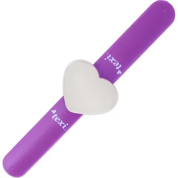 Texi Magnetický jehelníček na ruku na špendlíky, jehly - fialová barva