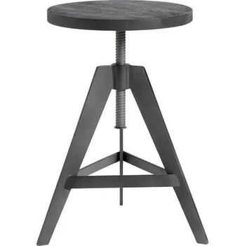 Jídelní židle Stolička/odkládací stolek Muubs QUILL černá