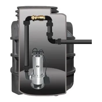 Příslušenství k čerpadlu AQUACUP SUMOBOX 1000 - 1x BEST INOX 1500, Přečerpávací box 1284