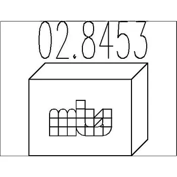 Auto-moto Montazni sada, tlumic vyfuku MTS 02.8453