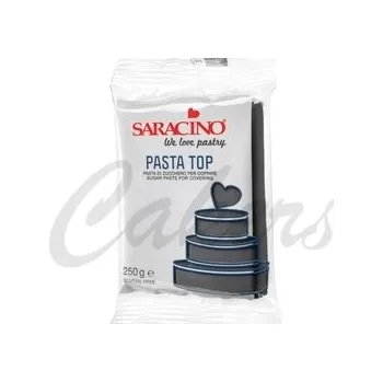 Čokoláda Saracino top potahovací hmota - černá 250g