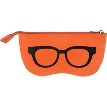 Brýlová obroučka Kapsa na brýle se zipem - Oranžová