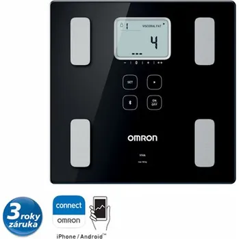 Osobní váha OMRON VIVA (BF-222T) monitor skladby lidského těla s osobní váhou s Bluetooth pripojením Android/iOS zařízení
