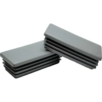 Příslušenství pro plot Zátka jeklu obdélníková 50x150x2,0-4,5 mm, LDPE, šedá