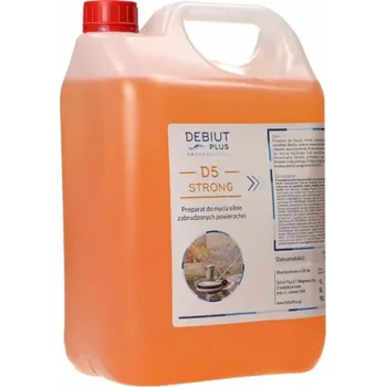 Debiut Plus Professional Debiut Plus Professional D5 Strong - Přípravek na čištění silně znečištěných povrchů - 5 l
